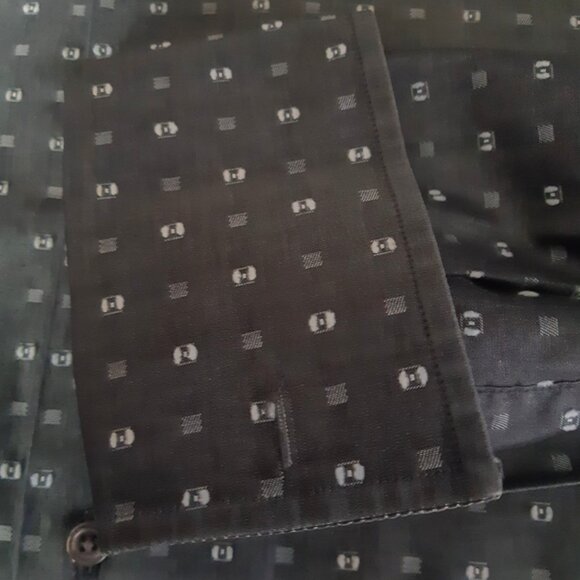 dagr SZ 15.5 French Cuff Dark Grey Men's Button Up Shirt - Picture 7 of 13